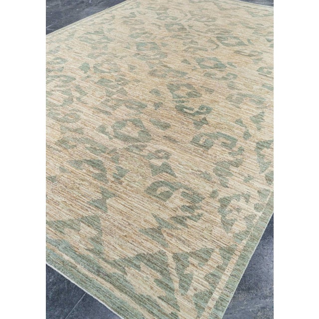 Dark Gray Turkish Oushak Rug 8'10" x 12'7" #20276 For Sale - Image 8 of 8