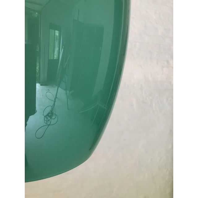 Glass Pendant Lamp attributed to Vistosi, in Very Good conditions. Designed 1960 to 1969 This piece is attributed to the...