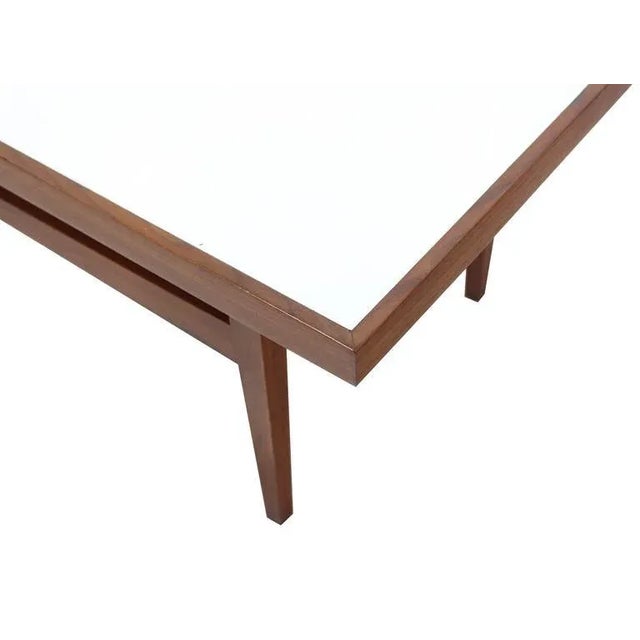 Mid-Century Modern Mid-Century Modern Walnut Long Rectangular Coffee Table For Sale - Image 3 of 8