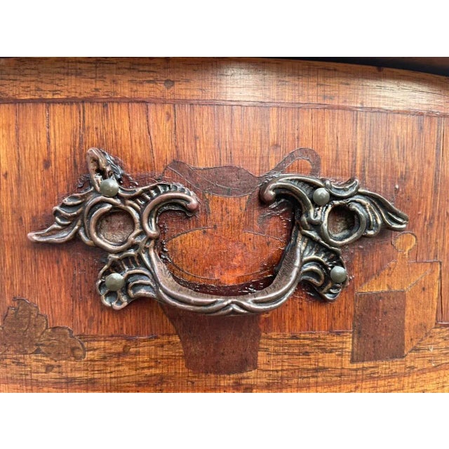 Antique Inlaid Kidney Shaped Table For Sale - Image 17 of 18