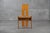 Wood Postmodern Sculptural Oak and Rush Seat Dining Chairs, 1970s, Set of 4 For Sale - Image 7 of 13