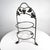 Metal Vintage Farmhouse Two-Tiered Metal Grape Serving Stand For Sale - Image 7 of 8