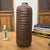 Textured Ceramic Vase in Reddish-Brown & Black Finish For Sale In New York - Image 6 of 11