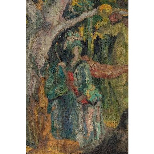 Jean Didier-Tourné, The Hunt, Oil Painting on Canvas, Early 20th Century For Sale - Image 3 of 9