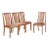 Mid Century Modern Meredew Teak Dining Chairs - Set of 4 For Sale