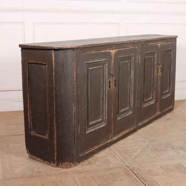 Antique English Painted Sideboard, 1840 For Sale - Image 9 of 14