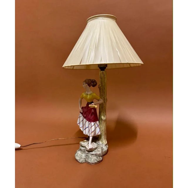 Vintage Ceramic Lamp by Liani, 1950, in Very Good conditions. Designed 1950 to 1959 This piece has an attribution mark, I...