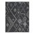 Apadana's Nantucket Collection Flatweave Kilim Designed Wool Rug in Dark Gray For Sale