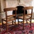 Farmhouse Antique English-Style Bar Back Chairs — a Pair For Sale - Image 3 of 13