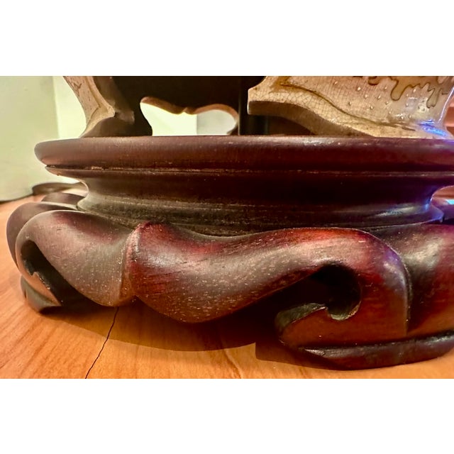 Late 19th Century Antique Chinese Lamp Handpainted With Family Scenes For Sale - Image 10 of 11