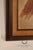Framed Native American Portrait Painting Signed Wil Hamond 1981 "Lone Hawk" For Sale - Image 14 of 18