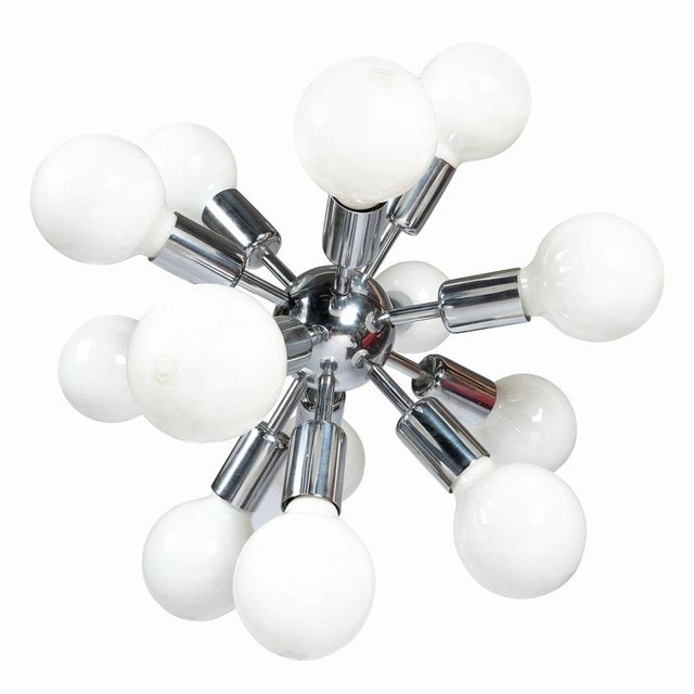 Vintage Sputnik Drupol Chandelier, 1970s For Sale - Image 3 of 8