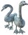1990s Pair of Life Size Garden Geese For Sale - Image 4 of 8
