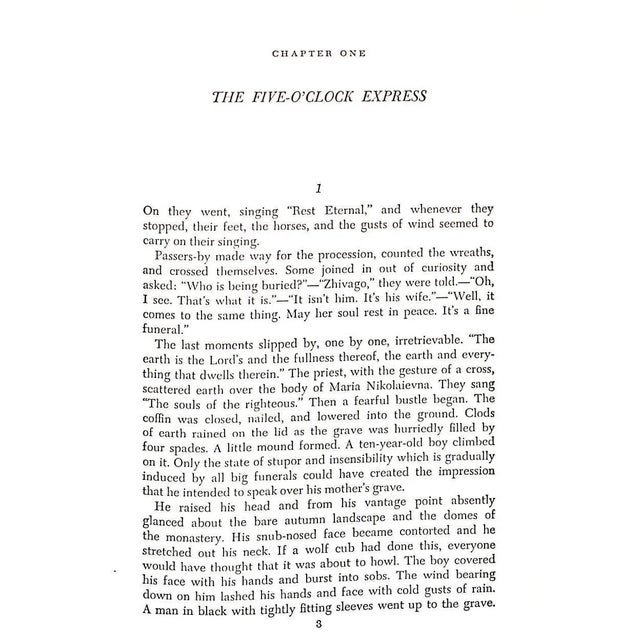 "Doctor Zhivago" 1958 Pasternak, Boris For Sale In New York - Image 6 of 6