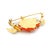 Orange Vintage Italian 18k Gold Platinum Diamond Sardinian Coral Rose Dove Brooch Pendant For Sale - Image 8 of 9