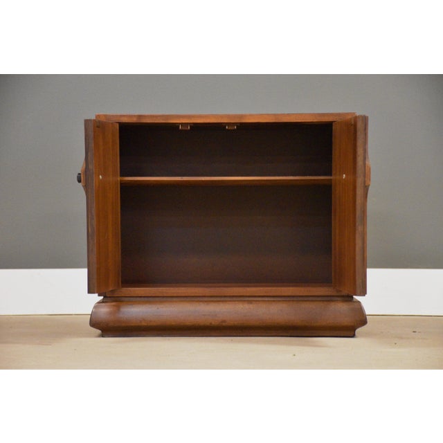Mid Century Modern Walnut Nightstand For Sale In Boston - Image 6 of 8
