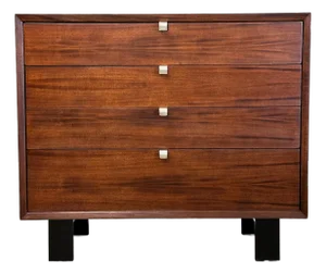 1950s Refinished George Nelson for Herman Miller Dresser Vanity