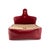Animal Skin Gucci Gg Marmont Mini Beige Gg Canvas Red Leather Top Handle Bag For Sale - Image 7 of 13