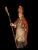 Baroque Spanish Baroque Artist, Carved Statue of Saint Bishop, Traditionally Saint Rupert, 1750, Wood For Sale - Image 3 of 10