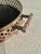 Metal Vintage Silver-Plated Over Copper Chinoiserie Faux Bamboo Woven Gallery Tray For Sale - Image 7 of 10