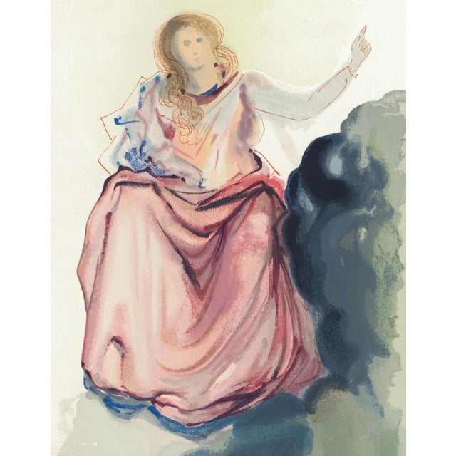 Original engraving from Salvador Dalí’s "The Divine Comedy" published by Editions d’Art Les Heures Claires, Paris, in...