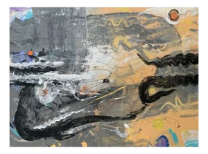 Monika Rossa, Abstraction, 2023, Oil on Canvas