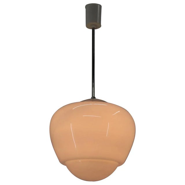 Glass Mid-Century Pendant Lamp, 1970s For Sale - Image 7 of 7