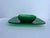 Vintage 1940s Forest green square plate and bowl. Pressed depression glass by Fire King Anchor Hocking. This could be used...