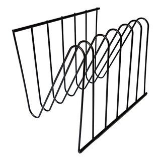 Zigzag Magazine Rack by François Arnal for Atelier A, 1970s For Sale