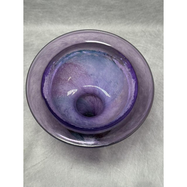 Mid-Century Modern Can Can Vase in Glass by Kjell Engman for Kosta Boda, Sweden, 1980s For Sale - Image 3 of 8