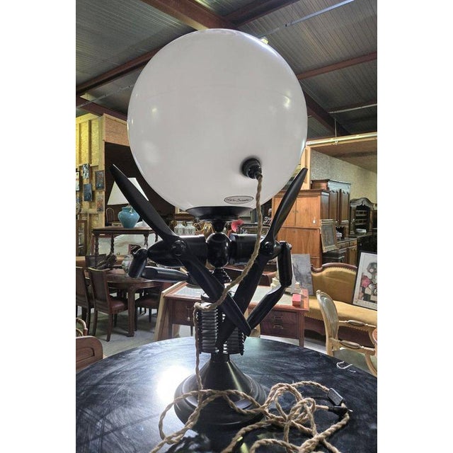 Modern Vintage Thermoformed Lamp from Mister Babache For Sale - Image 3 of 4