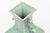 Ceramic Vintage Mid Century Modern Porcelain Asian Vase in Celadon Green, 1950's For Sale - Image 7 of 11