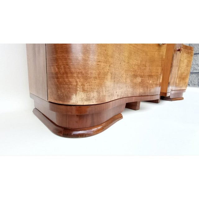 Wood Art Deco Bedside Tables by Jindřich Halabala for Up Závody, 1940s, Set of 2 For Sale - Image 7 of 14
