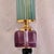 Purple 1990s Burgundy and Green Murano Glass Sconces - a Pair For Sale - Image 8 of 11