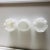 Mid-Century Opalescent Milk Glass Vases- Set of 3 For Sale - Image 4 of 6