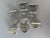 1990s Napkin Rings Picture Frame Place Card Holders Silver Tone Metal - Set of 10 For Sale In Tampa - Image 6 of 7