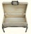 Superb Small Chest on stand by Karl Springer Beige Shagreen and chrome . Without he feet : 22"L, 11", 9"H