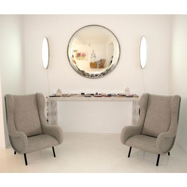 Modern French Wall-Mounted Convex Mirror For Sale - Image 9 of 17