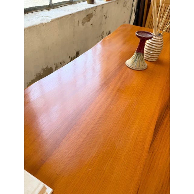 Aranjou Farmhouse Table in Blond Elm, 1950s For Sale - Image 17 of 18