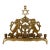 Share Vintage Traditional Brass Lions of Judah Hanukkah Menorah For Sale