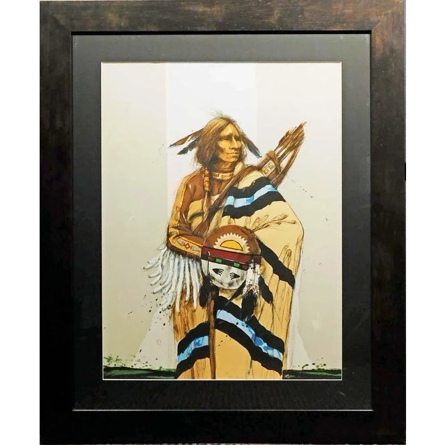 "Kiasax" Original Limited Edition Lithograph by Larry Fodor Hand signed, numbered & titled by the artist Image Size: 22" x...