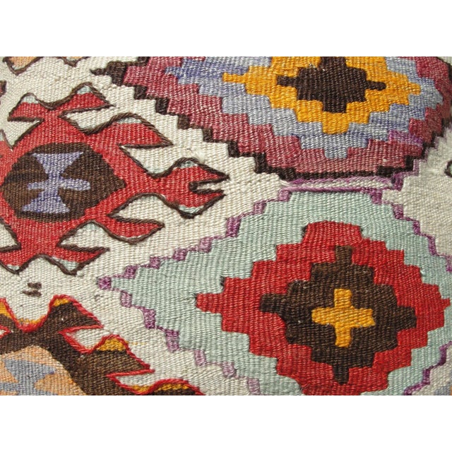 Kilim Rug Pillow For Sale - Image 9 of 11