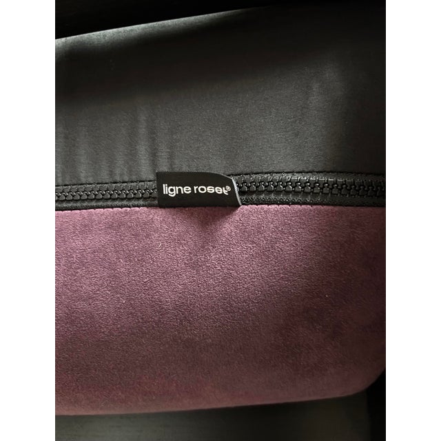 Ligne Roset Ligne Roset Purple Armchair For Sale - Image 4 of 4