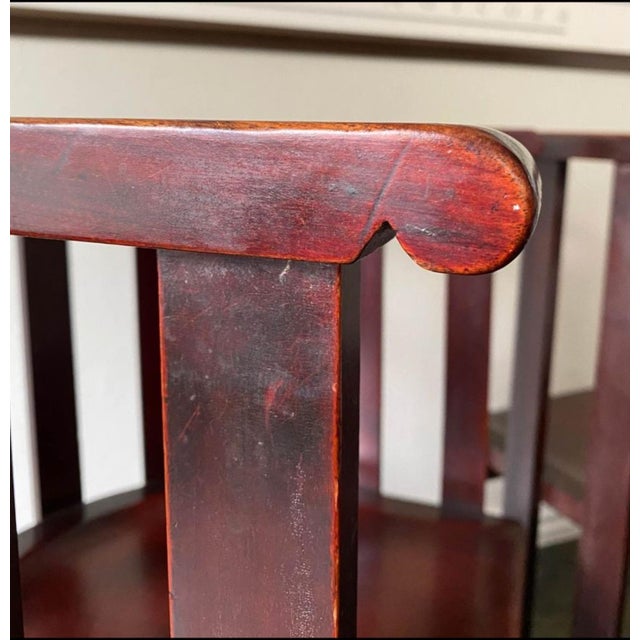 1905 Liberty & Co Mahogany Spindle Chairs Set of 2 Chairish