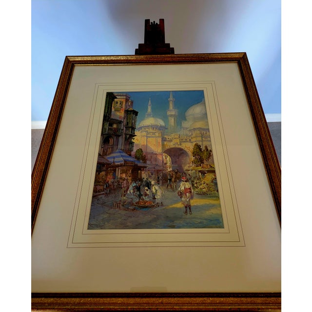 Raphael Jones, Landscape Composition, 1927, Watercolor For Sale - Image 9 of 13