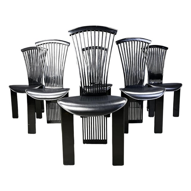 Vintage Dining Chairs by Pietro Costantini, 1980s, Set of 6 For Sale