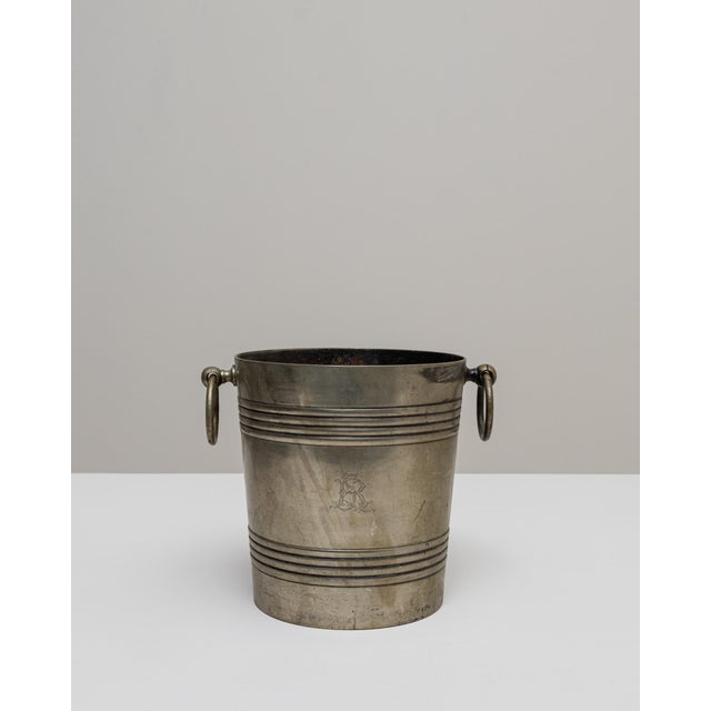 Mid 20th Century 20th Century French Silver Plated Champagne Bucket For Sale - Image 5 of 18