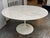 Mid-Century Modern Eero Saarinen for Knoll Studio Arabescato Marble Dining Table, 54 Inches For Sale - Image 3 of 12