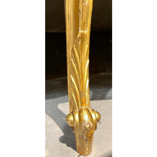 Water Gilt French Settee, Sofa or Loveseat For Sale - Image 12 of 13