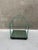 Postmodern Italian Curved Green Glass Bar Cart by Fiam, 1980s For Sale - Image 6 of 11
